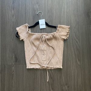 Forever 21 beige top